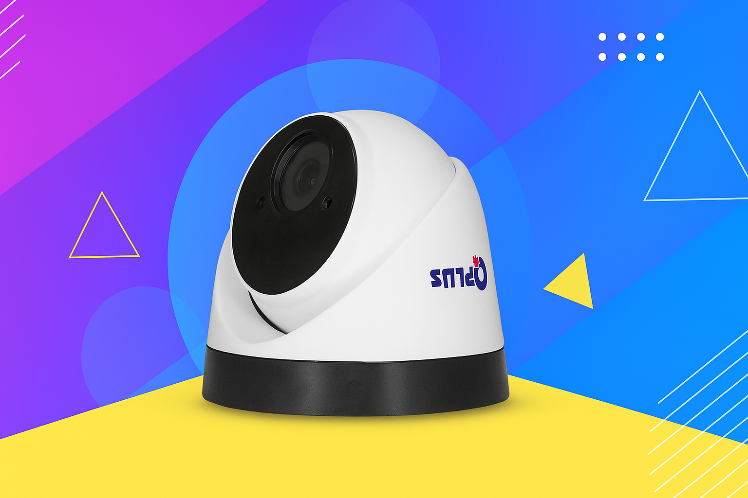 QPlus PL-AHC-D256P1-E dome CCTV camera with 2MP resolution and 30m night vision