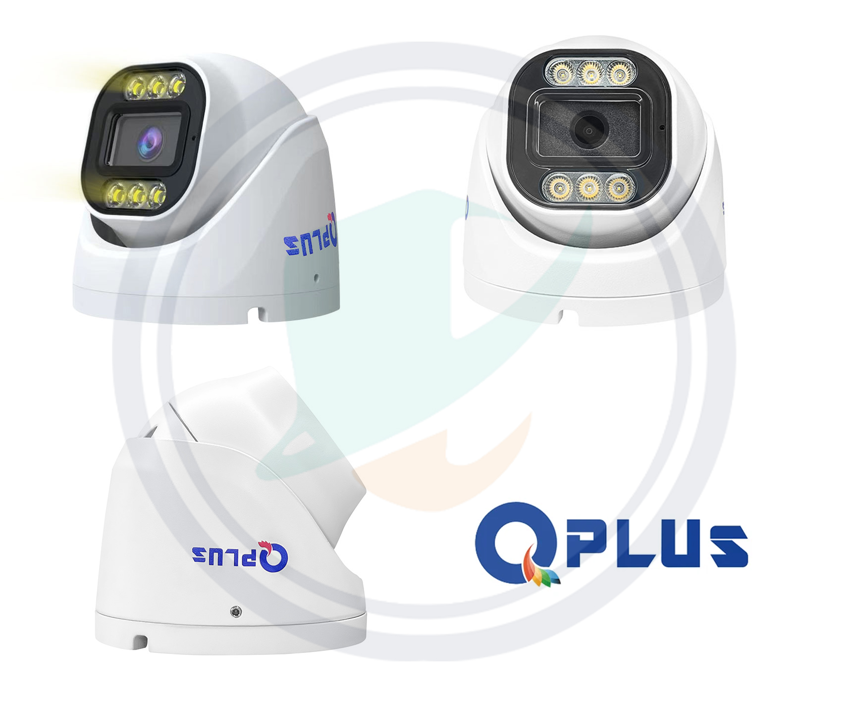 عکس نمای نزدیک از بدنه فلزی دوربین دام کیوپلاس PL-IPC-DW850PA6A-G