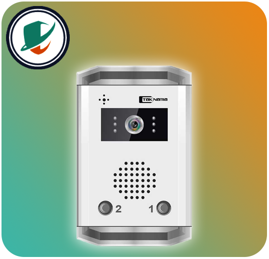 پنل دو واحدی آیفون تصویری تکنما 36 ماه گارانتی