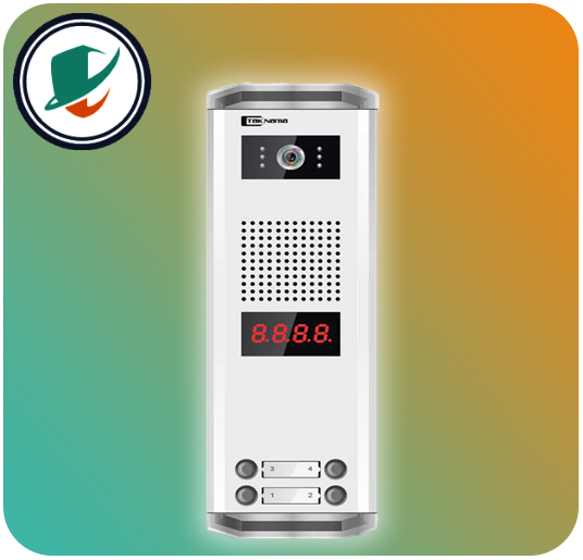 خرید و برسی پنل چهار واحدی آیفون تصویری تکنما 36 ماه گارانتی