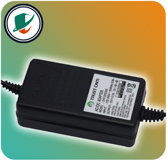 خرید و بررسی آداپتور 2آمپر 12ولت TRUSTCAM