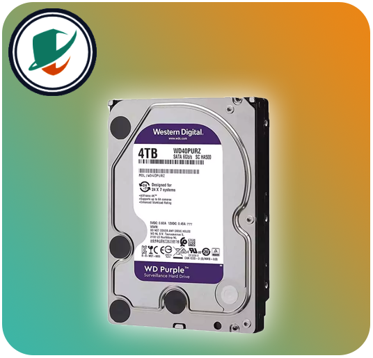 هارد بنفش 4 ترابایت وسترن دیجیتال اورجینال