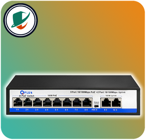 سوئیچ شبکه کیوپلاس مدل PL-P8002