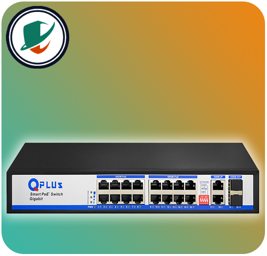 QPlus Network Switch Model PL-PGA1602-S2