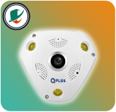 QPlus AHD Fisheye CCTV Camera Model PL-AHC-FW2360P3A-N 1