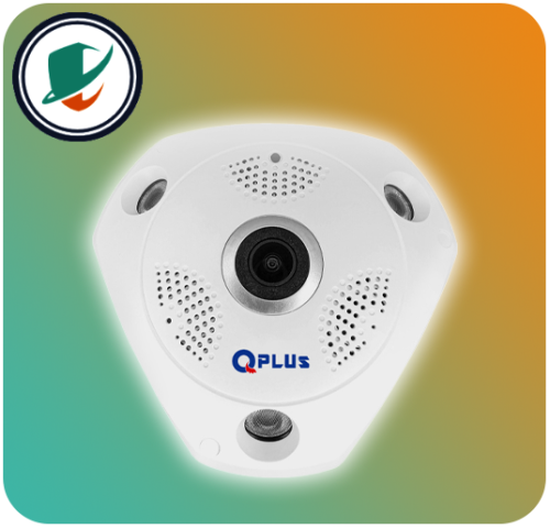 QPlus AHD Fisheye CCTV Camera Model PL-AHC-FW2360P3A-N