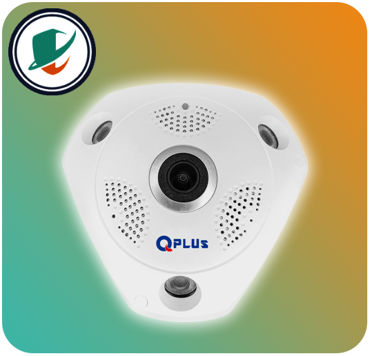 QPlus AHD Fisheye CCTV Camera Model PL-AHC-FW2360P3A-N