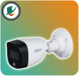 دوربین بولت فولکالر داهوا مدل DH-HAC-HFW1209CMP-A-LED در نمای باز با جزئیات طراحی فلزی ضدآب