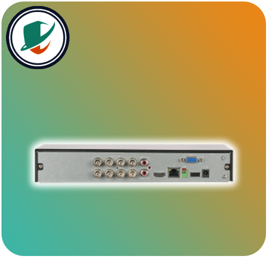 دستگاه ضبط تصاویر داهوا XVR5108HS-4KL-I3 نمای پشت دستگاه