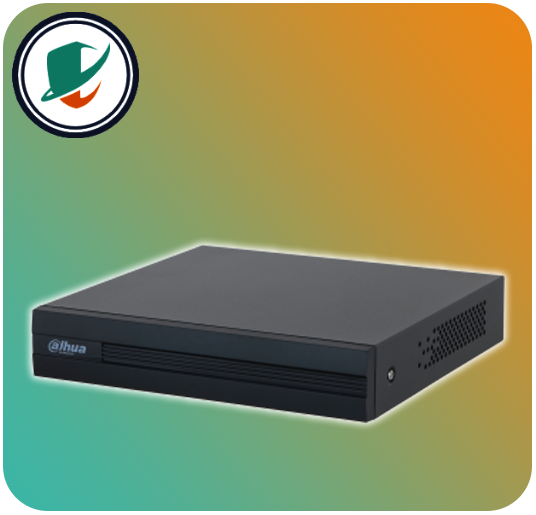 دستگاه ضبط تصاویر داهوا مدل XVR1B08-I از زاویه ۴۵ درجه – طراحی جمع‌وجور، مناسب برای سیستم‌های نظارتی خانگی و فروشگاهی