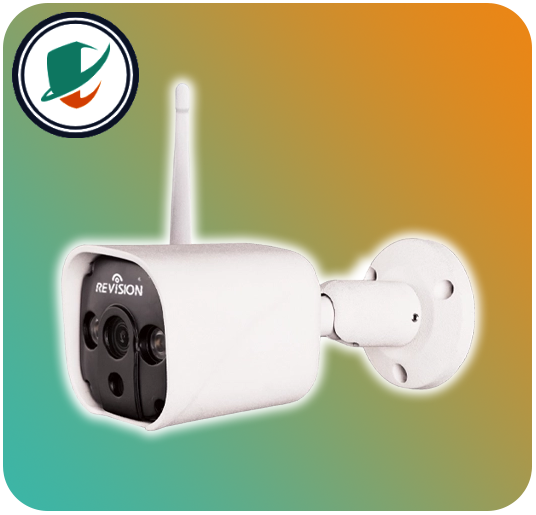 دوربین بولت تحت شبکه ریویژن مدل 525IPW-A3-T8 نمای 45 درجه چپ