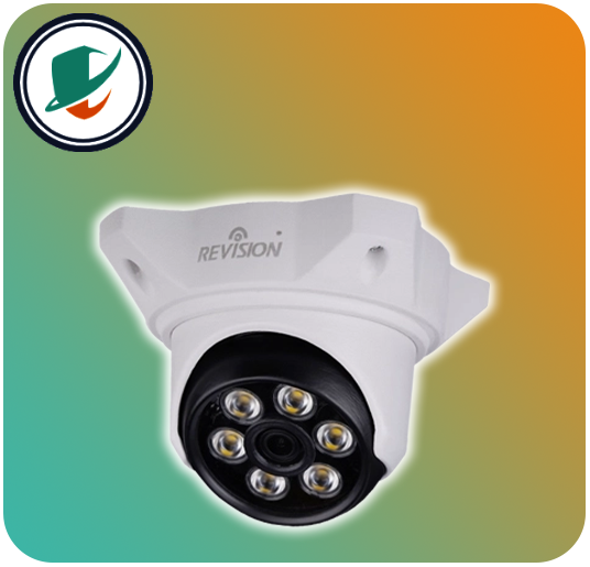 دوربین تحت شبکه 4 مگاپیکسل ریویژن از زاویه 45 درجه چپ