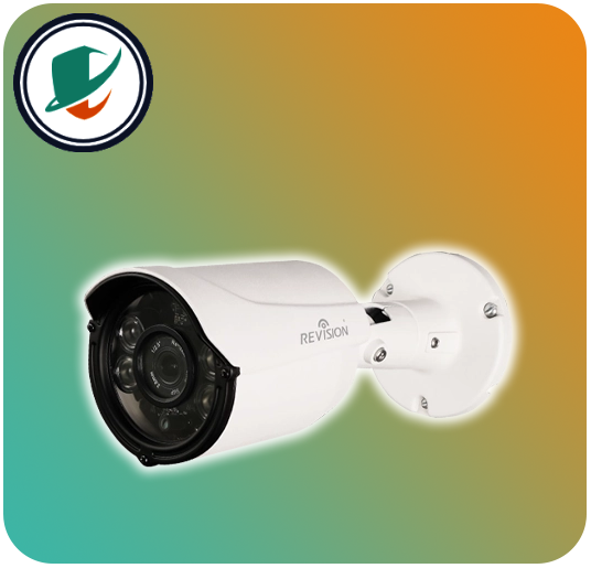 نمای ۴۵ درجه چپ دوربین تحت شبکه ریویژن با دید در شب رنگی