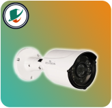 زاویه ۴۵ درجه راست دوربین IP ریویژن مدل 560IP-A4-N9 با بدنه فلزی ضدآب