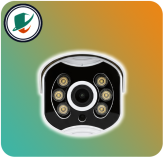 نمای روبروی دوربین بالت کیوپلاس مدل PL-AHC-BW2606A6-E