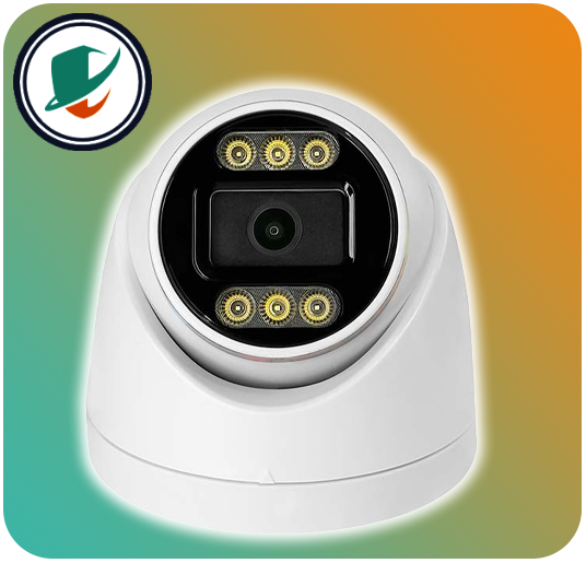 دوربین دام IP کیوپلاس مدل PL-IPC-DW544A6A-I نمای روبرو