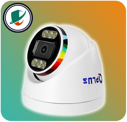 نمای ۴۵ درجه دوربین دام تحت شبکه QPlus مدل PL-IPC-DW544A6A-I