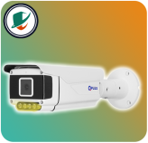 تصویر زاویه 45 درجه دوربین پلاکخوان کیوپلاس مدل PL-IPC-MBW5950PA5A-I