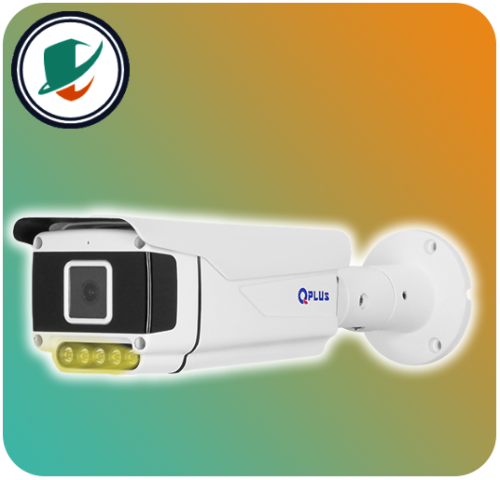 تصویر زاویه 45 درجه دوربین پلاکخوان کیوپلاس مدل PL-IPC-MBW5950PA5A-I