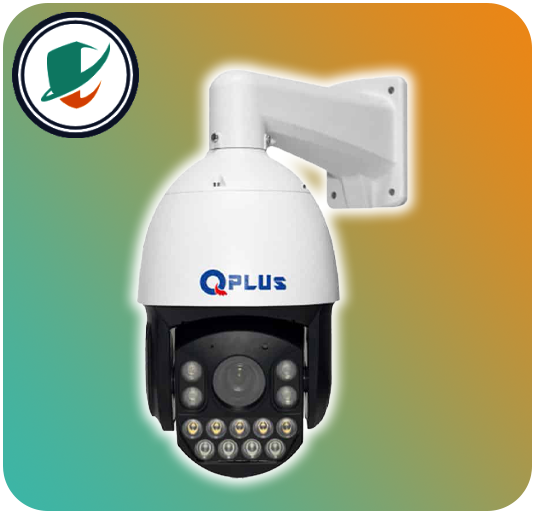 نمای روبرو دوربین اسپیددام کیوپلاس مدل PL-IPC-SU6736PAIP5I4L4