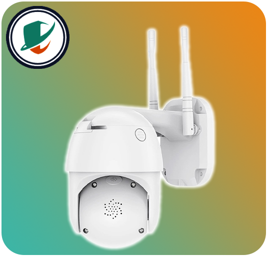 عکس نمای پشت دوربین وایفای کیوپلاس مدل PL-IPW-RSU3810