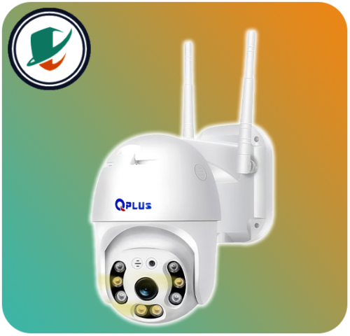 عکس دوربین وایفای کیوپلاس مدل PL-IPW-RSU3810 نمای روبرو
