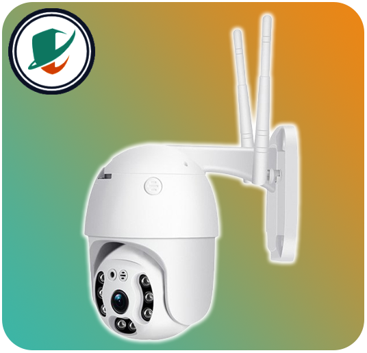 عکس دوربین وایفای کیوپلاس مدل PL-IPW-RSU3810 در زاویه ۴۵ درجه