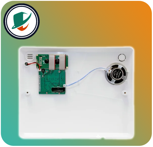 نمای اتصالات و ترمینالهای داخلی دزدگیر سایلکس مدل SG8 Lite