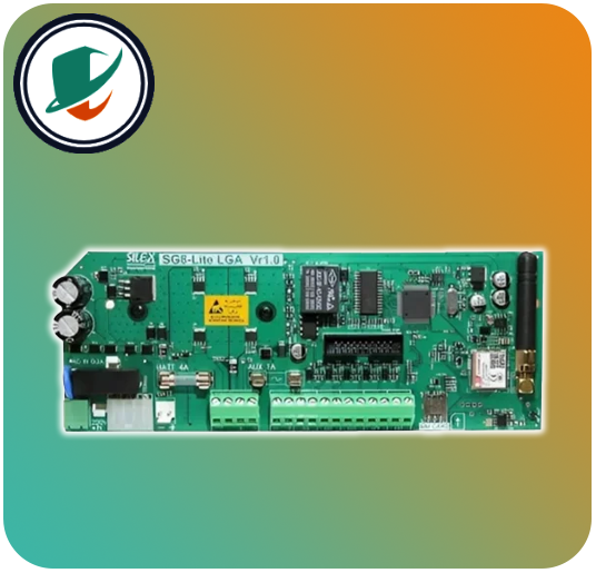 جزئیات برد و قطعات الکترونیکی دزدگیر سایلکس SG8 Lite