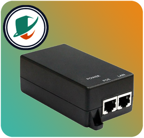 HR-FBG-48006 اینجکتور PoE گیگ HRUI