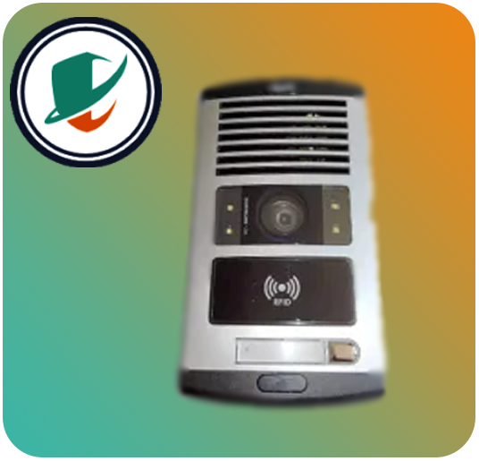 صفحه دم دری 1 واحدی تصویری 1086 RFID الکتروپیک