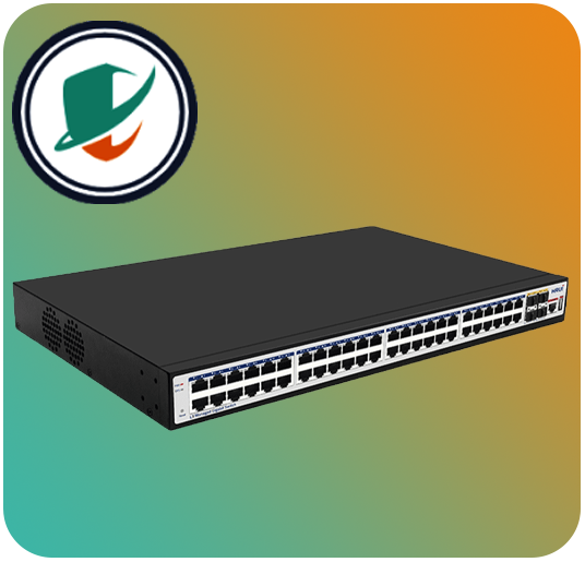سوئیچ شبکه اترنت مدیریتی HR-SWTG342408F